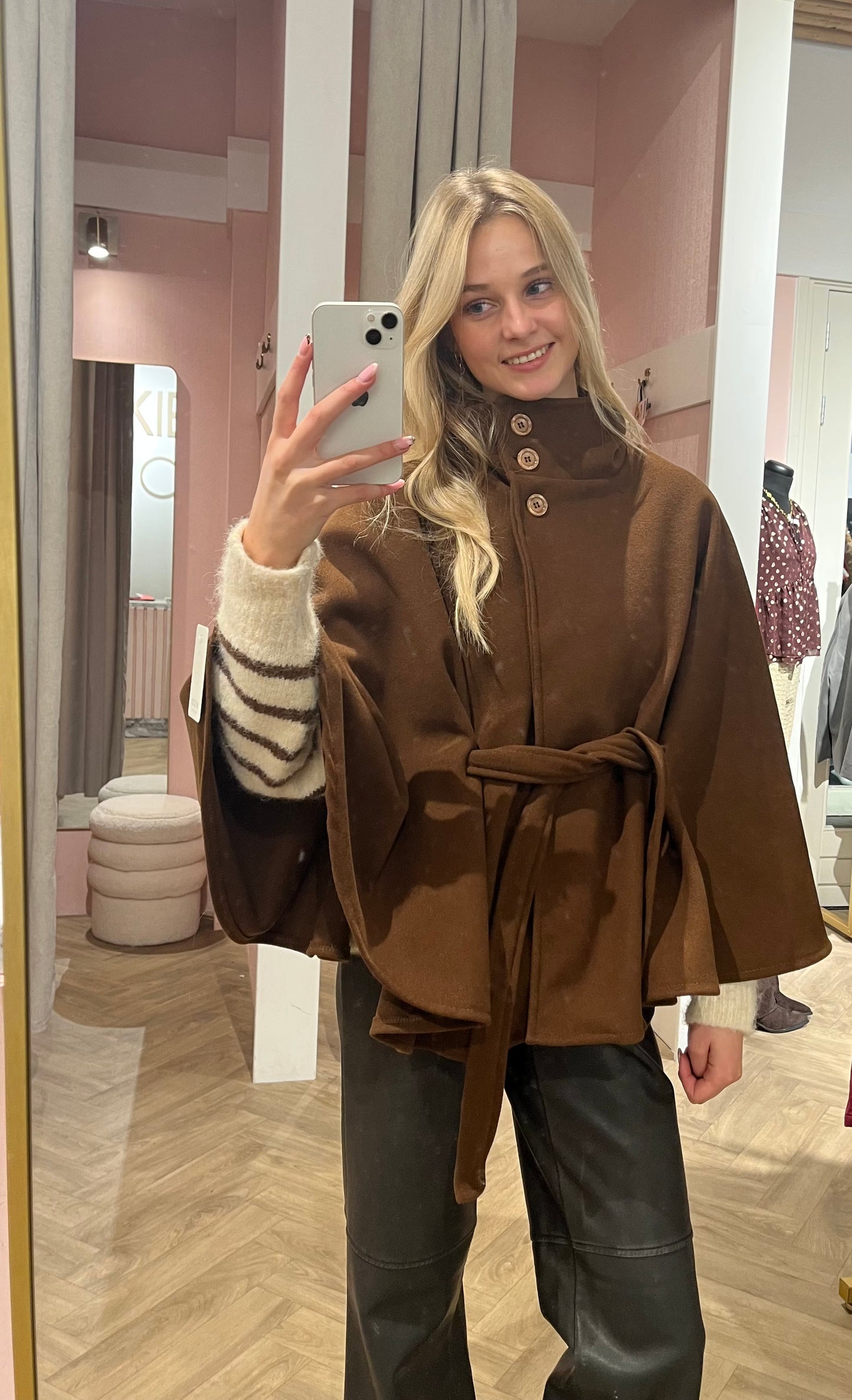 Jas Nadine Camel voor dames