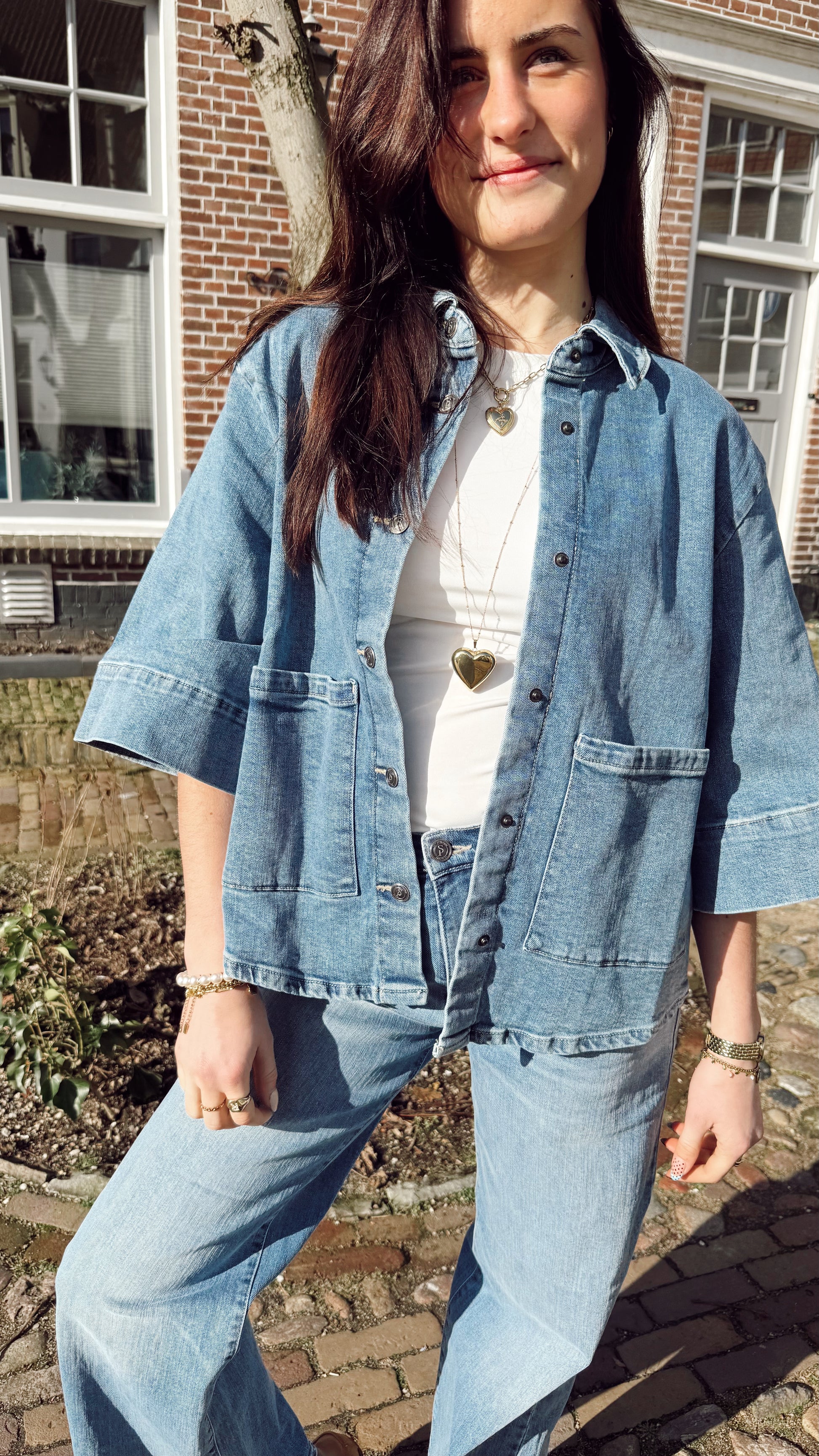 Blouse Olea Blauw voor dames