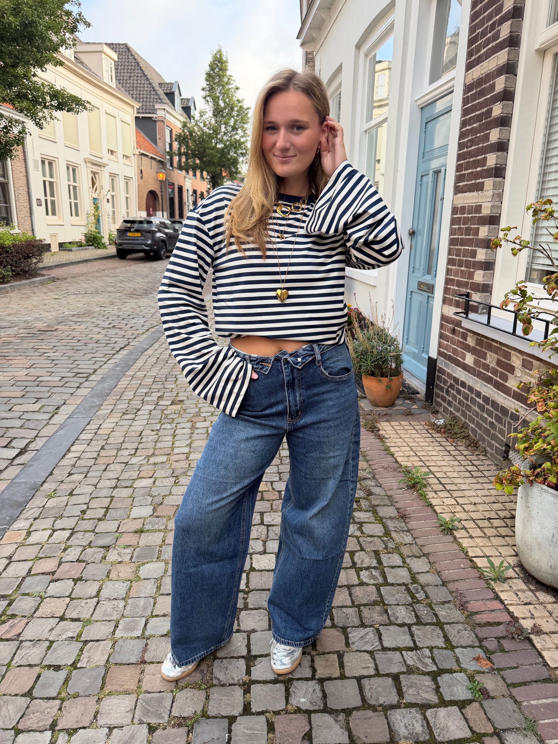 Jeans Selin Balloon Blue voor dames