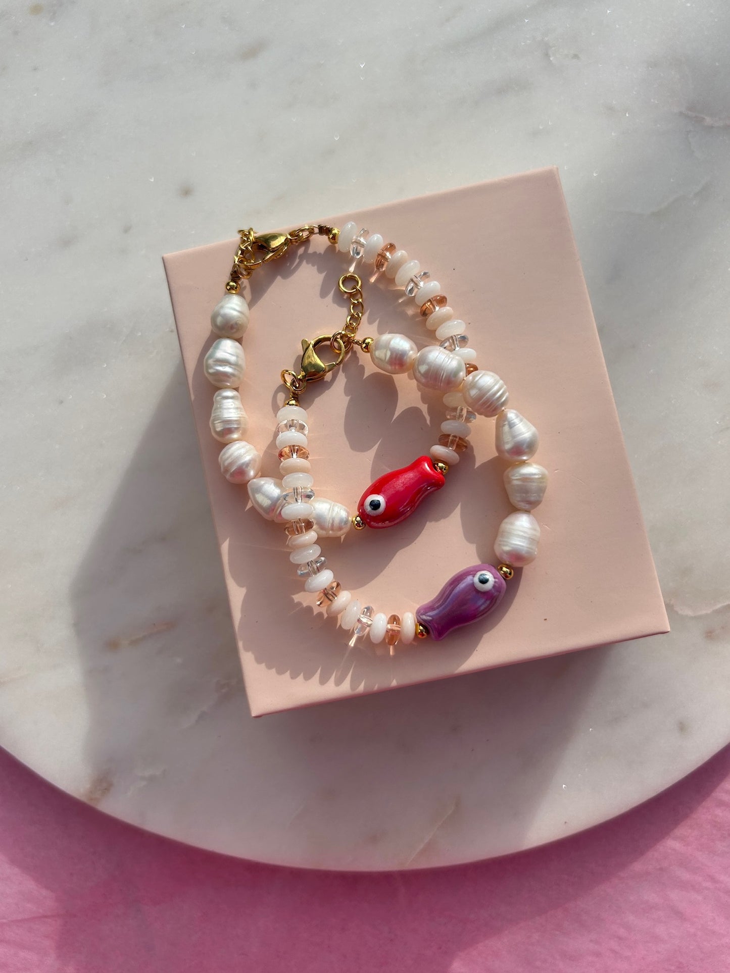 Armband Happy Fish Red