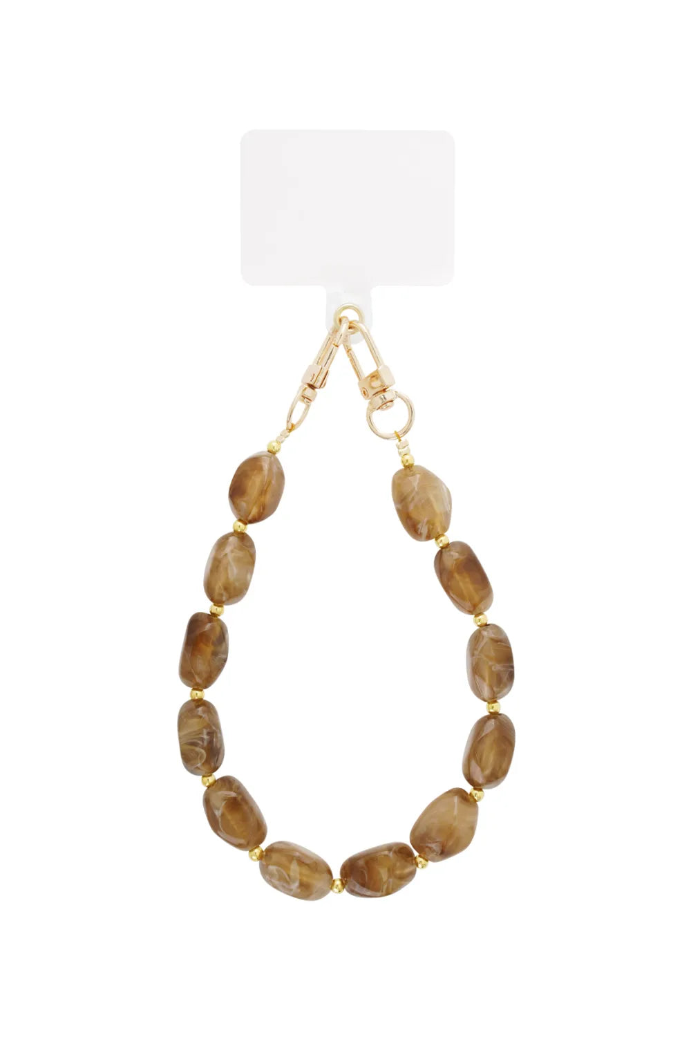 Telefoonkoord Parel Lightbrown voor dames