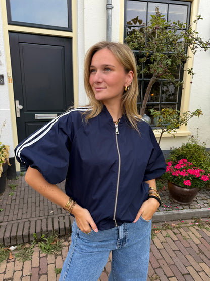 Jacket Marly Stripe Navy voor dames
