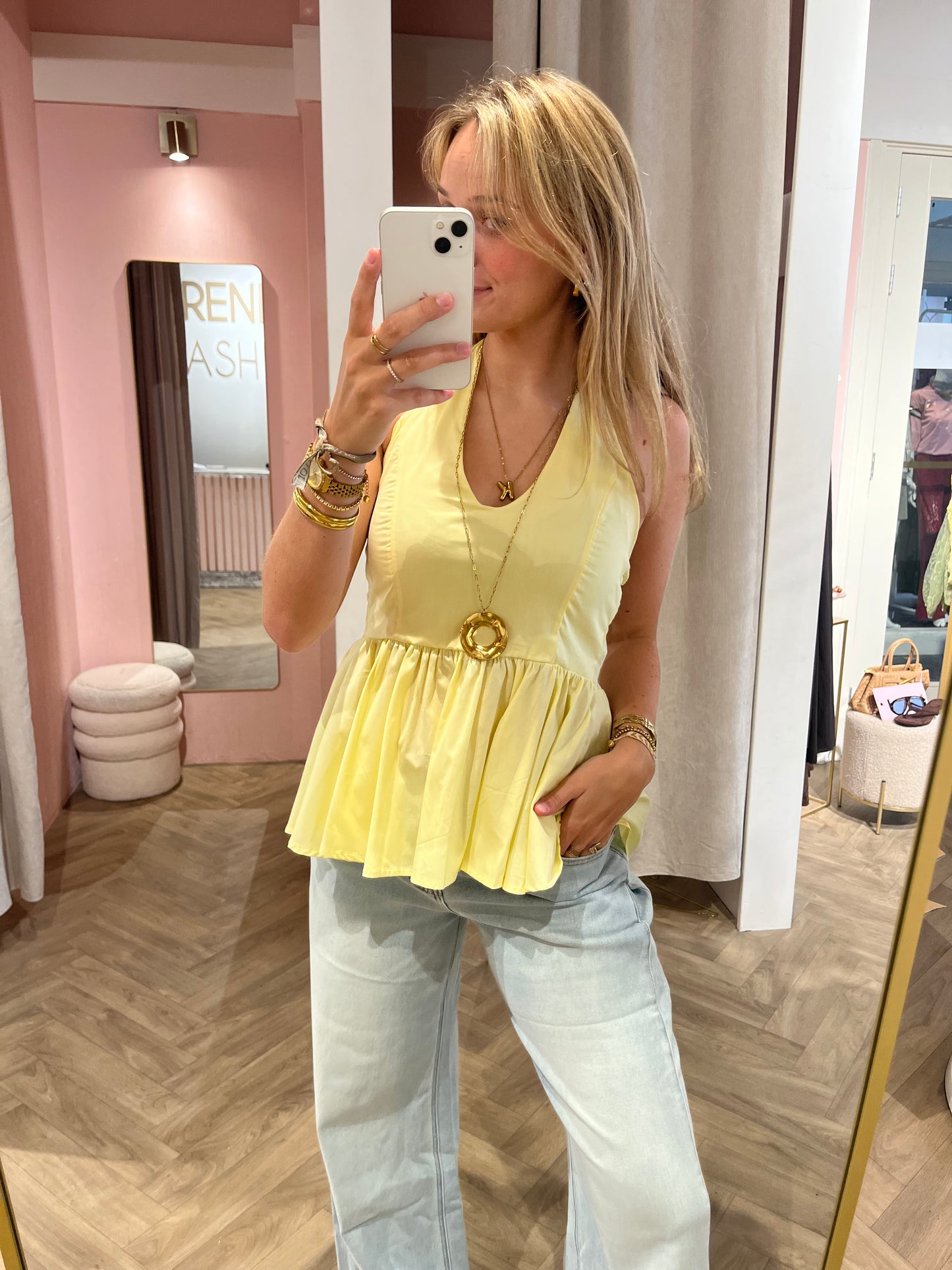 Top Liv Yellow voor dames