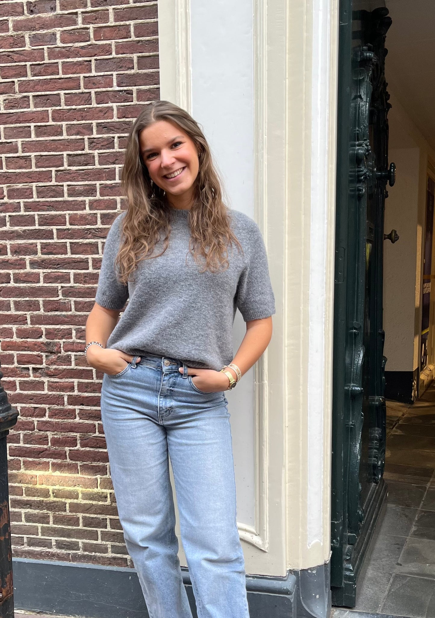 Trui Mels Grijs voor dames