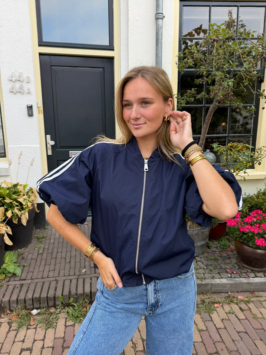 Jacket Marly Stripe Navy voor dames