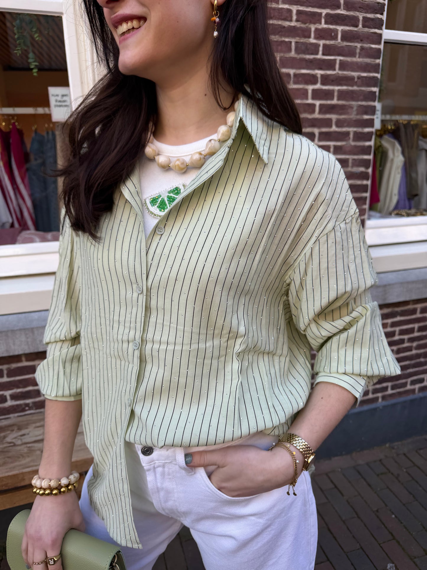 Blouse Tessa Green voor dames