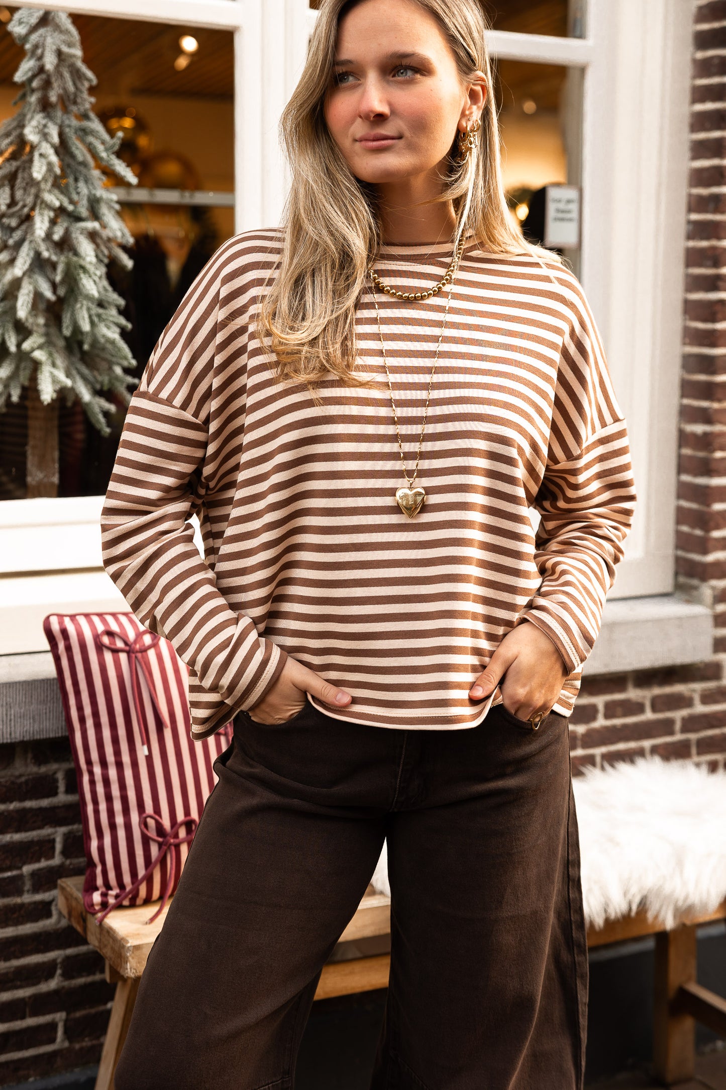 Top Florine Beige voor dames voor dames