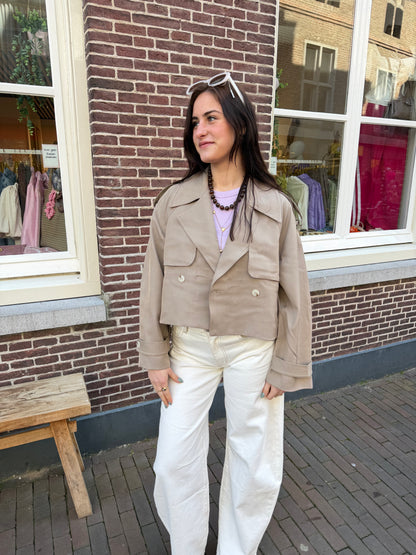 Jas Bente Beige voor dames