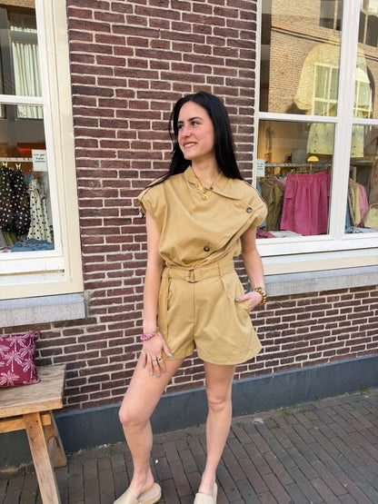 Playsuit Jente Beige voor dames