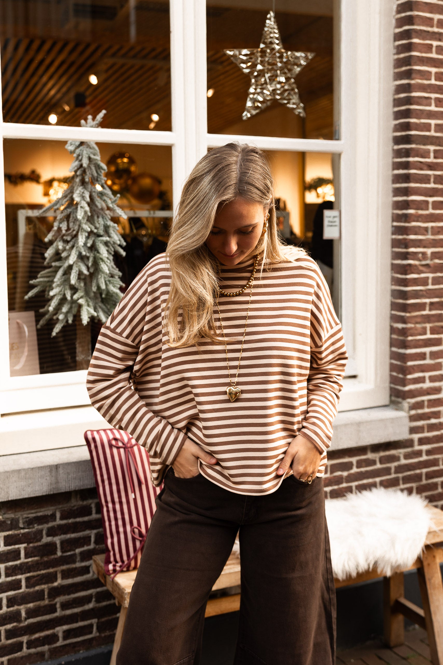 Top Florine Beige voor dames voor dames