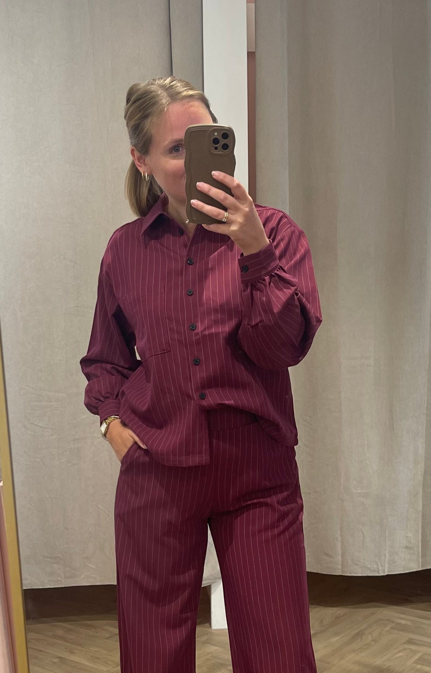 Blouse Verina Bordeaux voor dames