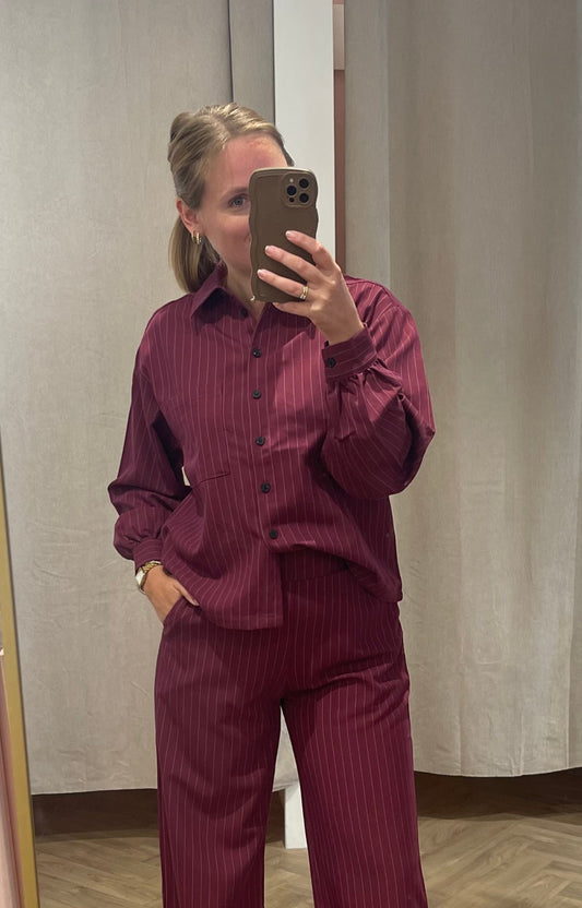 Blouse Verina Bordeaux voor dames
