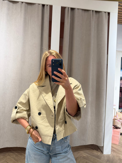 Jacket Maud Beige voor dames