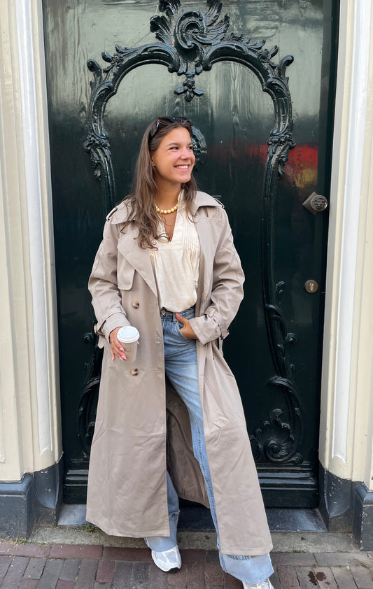 Trenchcoat Taupe voor dames
