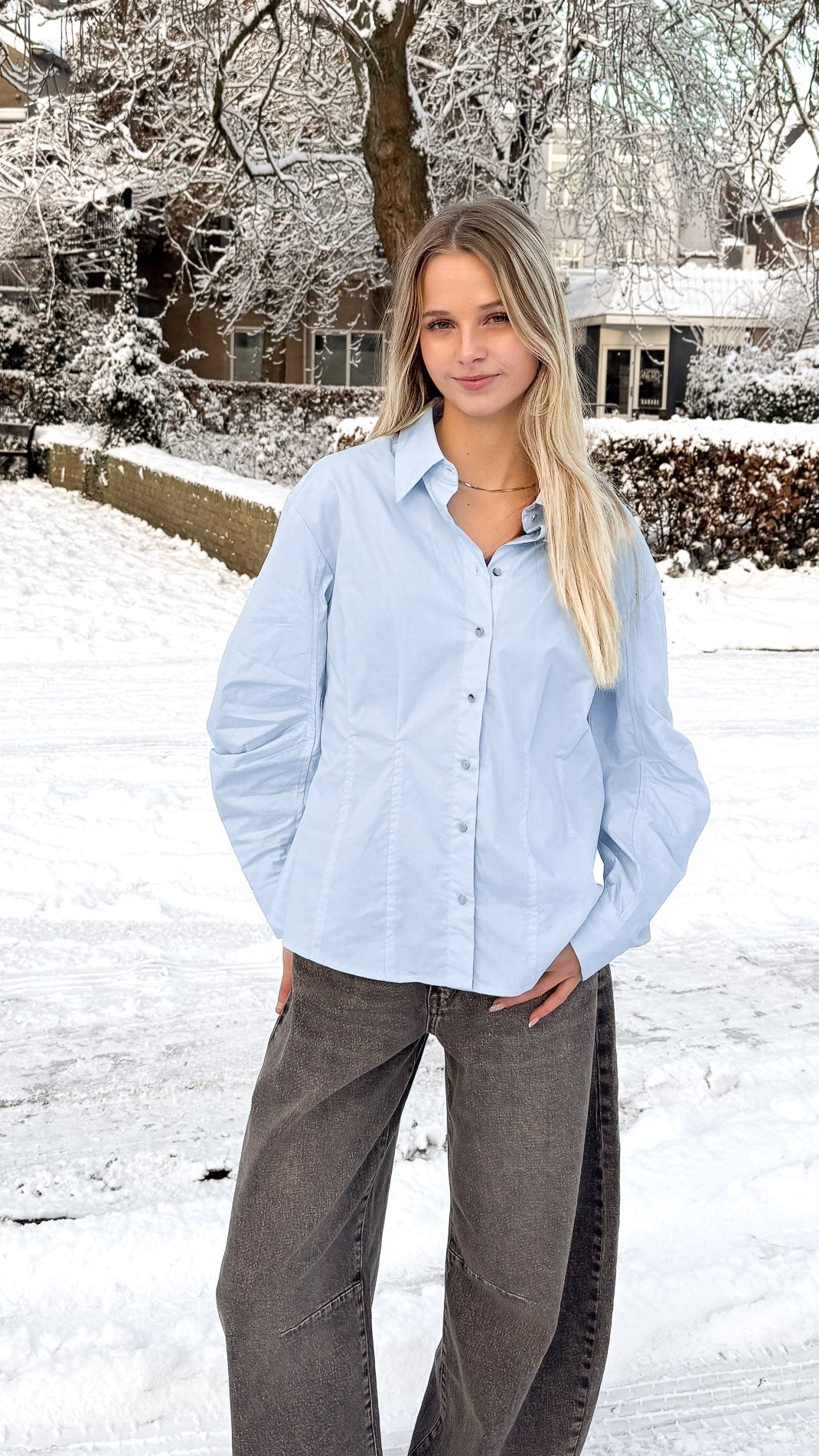 Blouse Julie Blauw voor dames