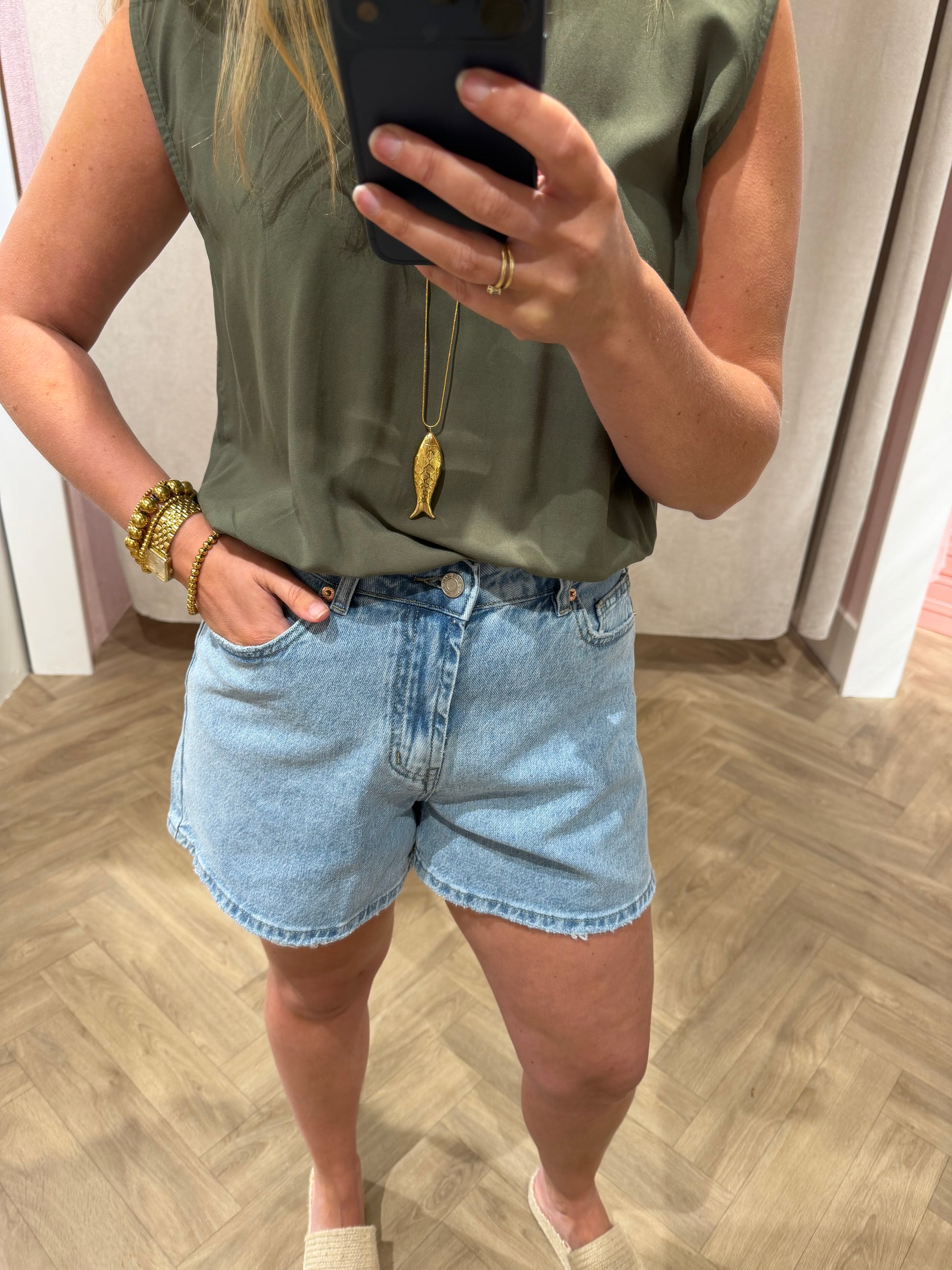Short Lina Blue voor dames
