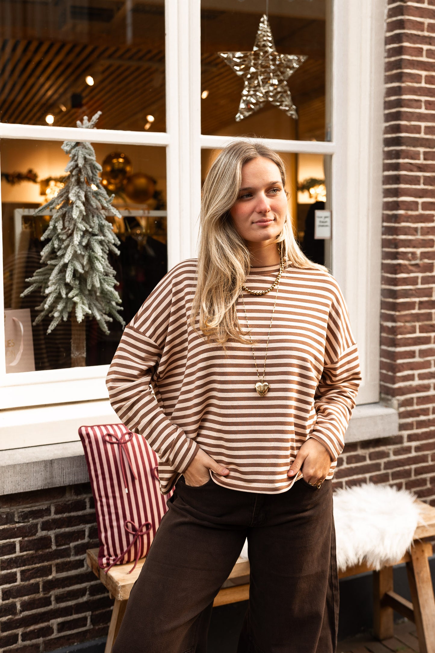 Top Florine Beige voor dames