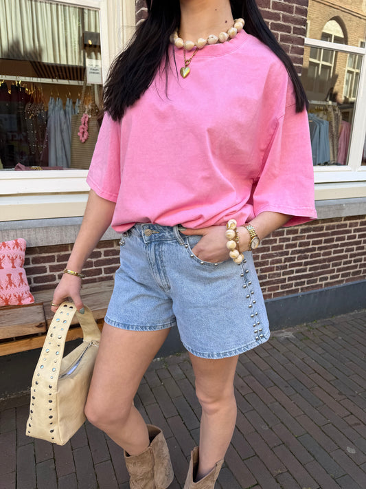 Short Studs Blue voor dames