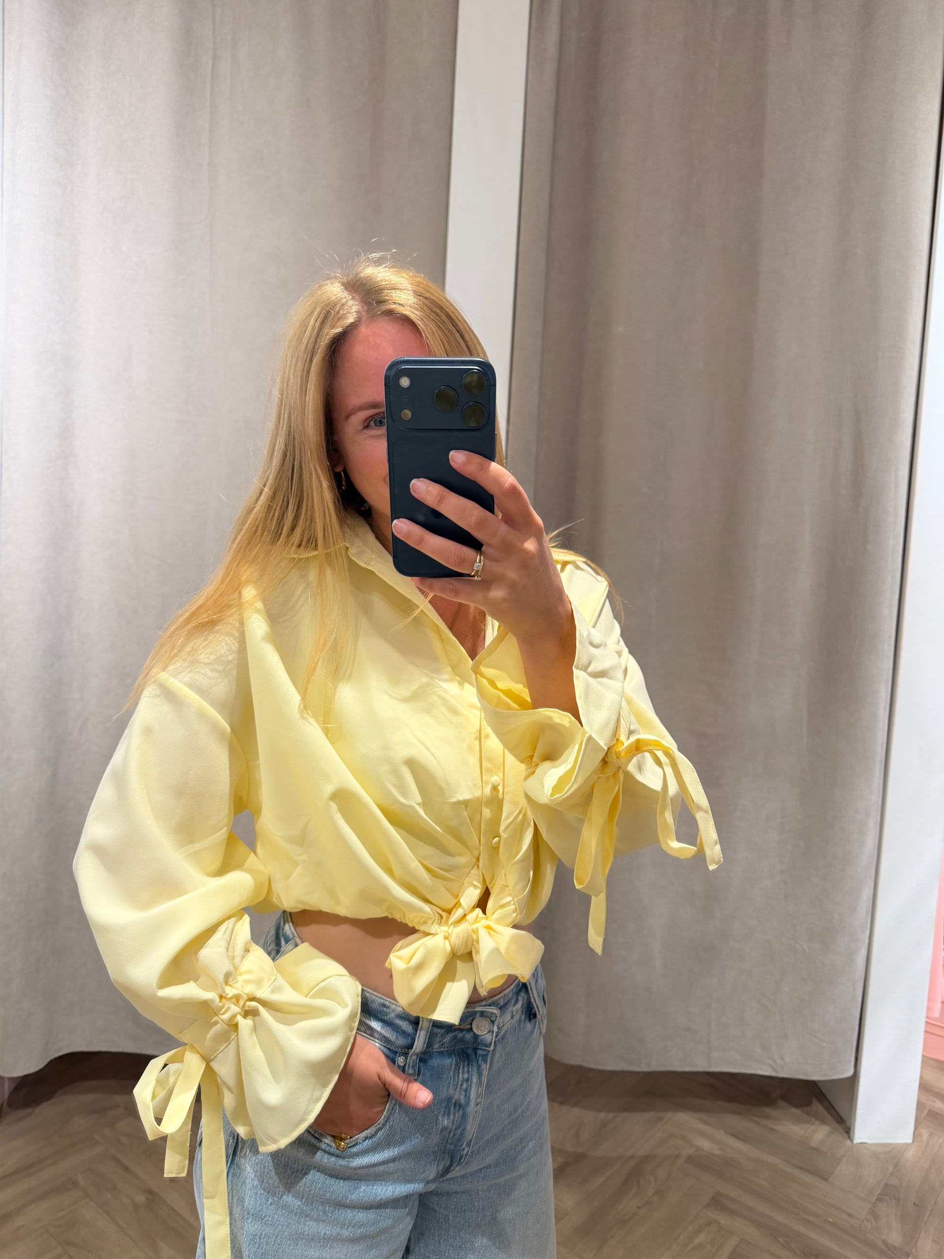 Blouse Eef Yellow voor dames