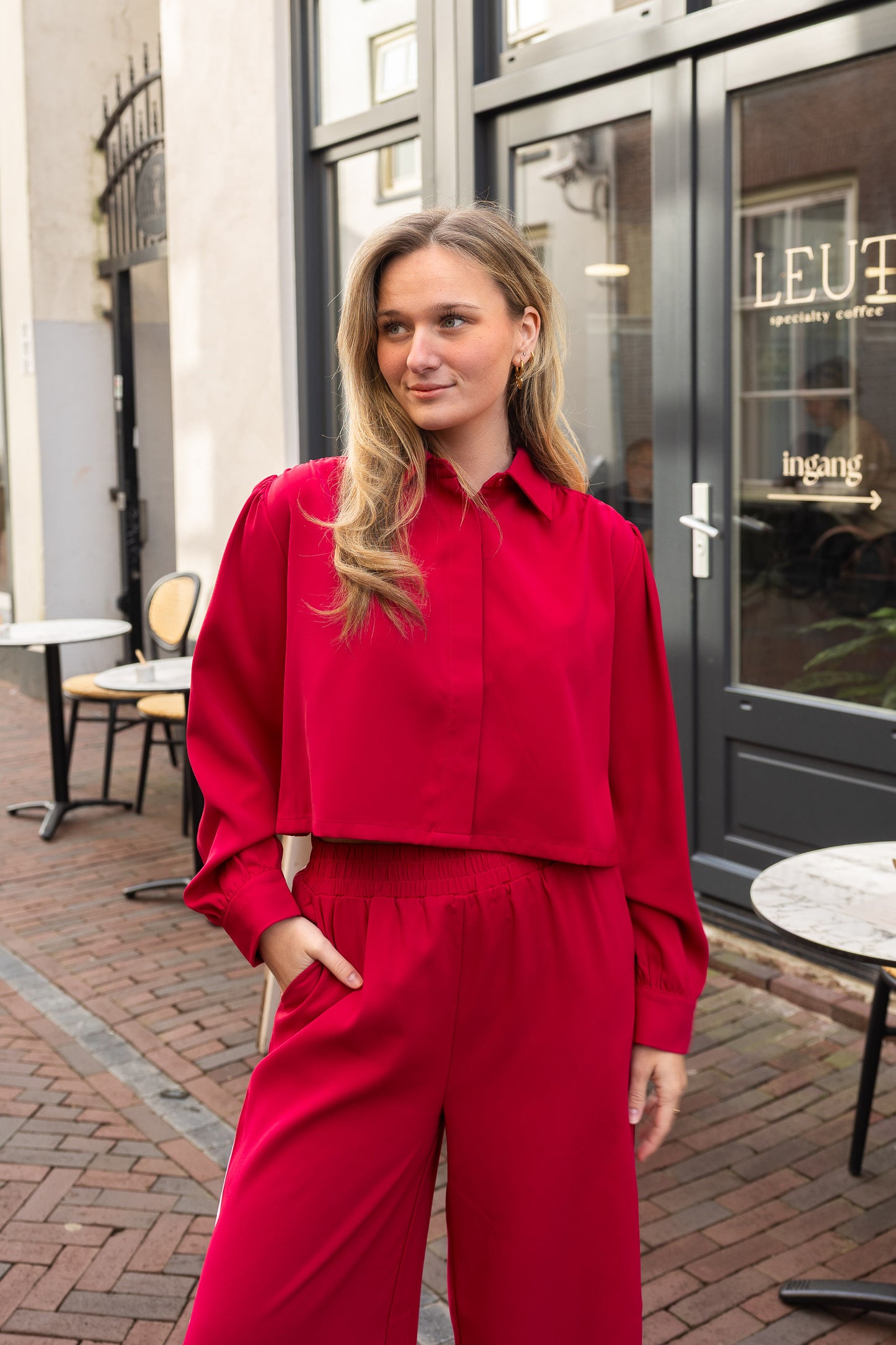 Blouse Myra Strawberry voor dames