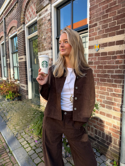 Blouse Solene Brown voor dames