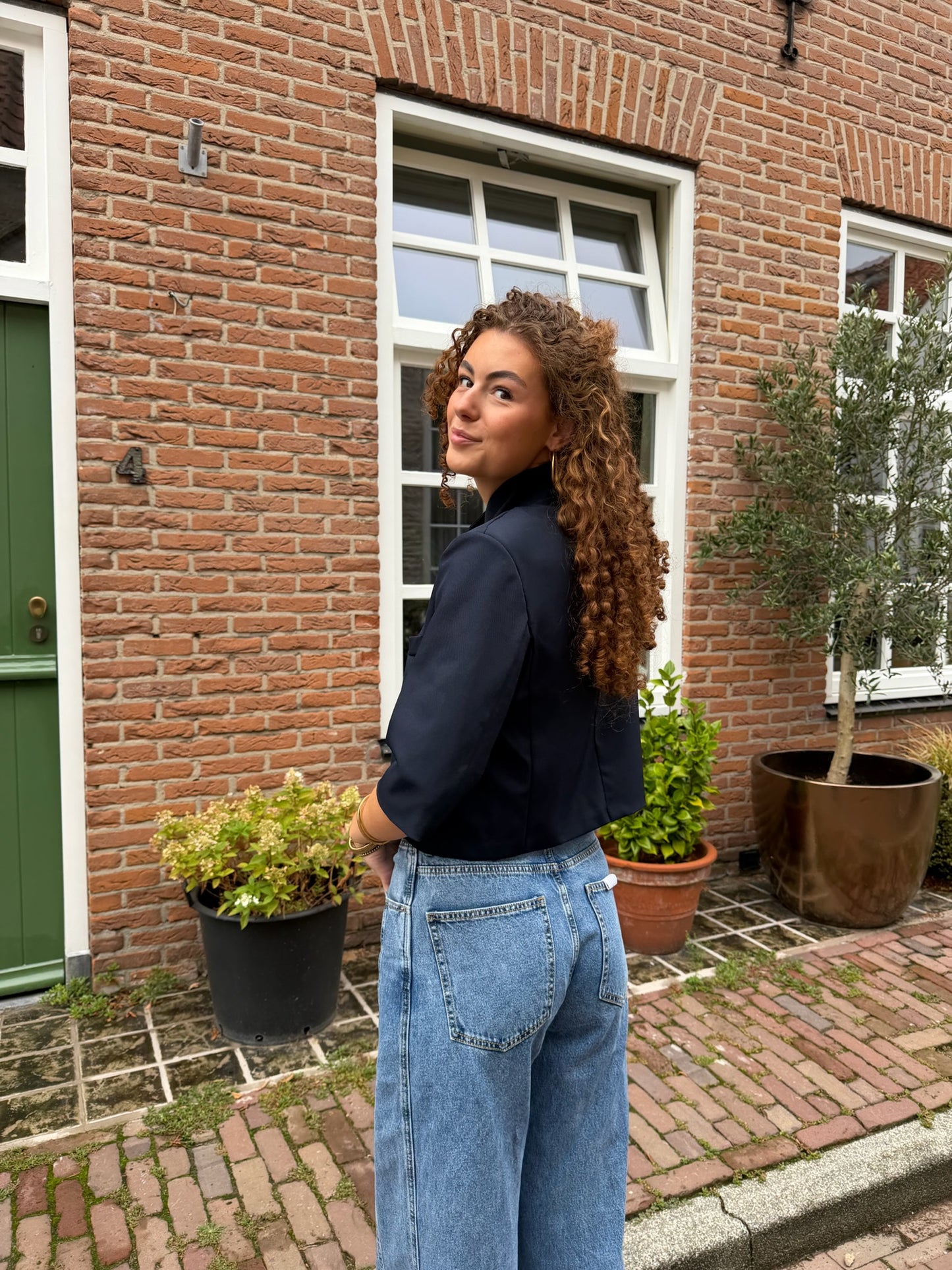 Blazer Tamar Short Blue voor dames