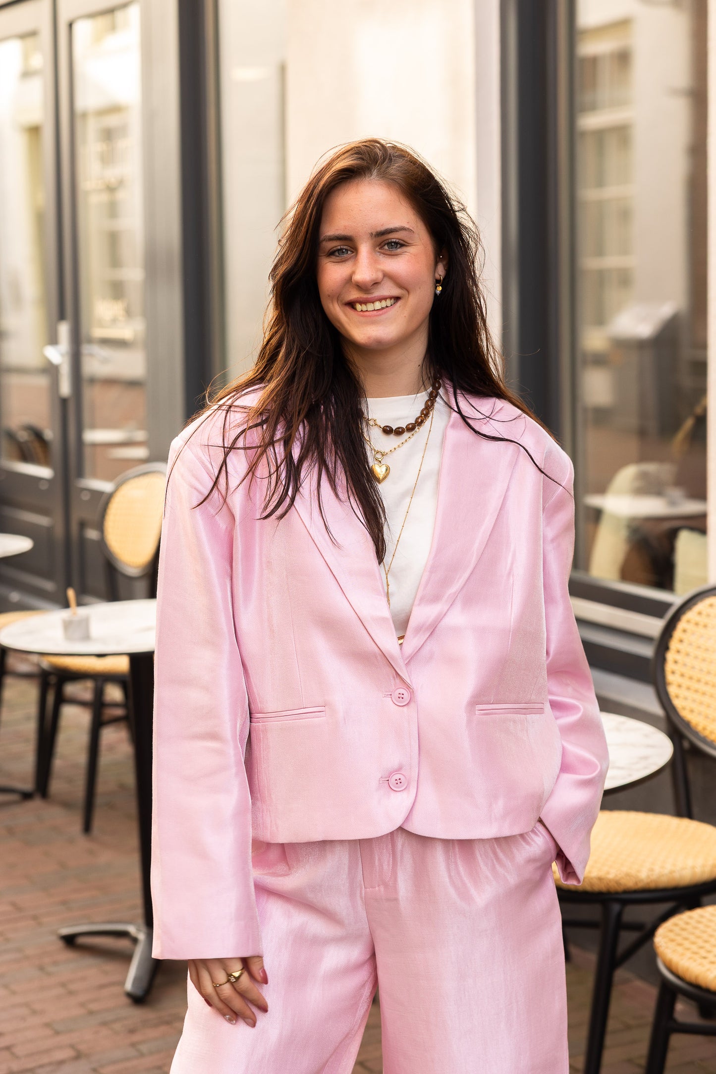 Blazer Jackie Softpink voor dames