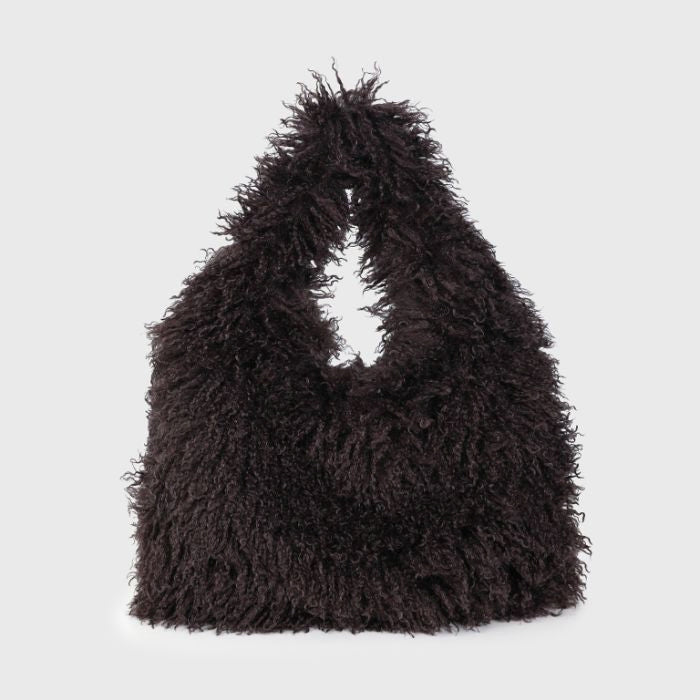 Bag Furry Brown - productfoto Frenkies Fashion