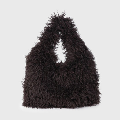 Bag Furry Brown - productfoto Frenkies Fashion