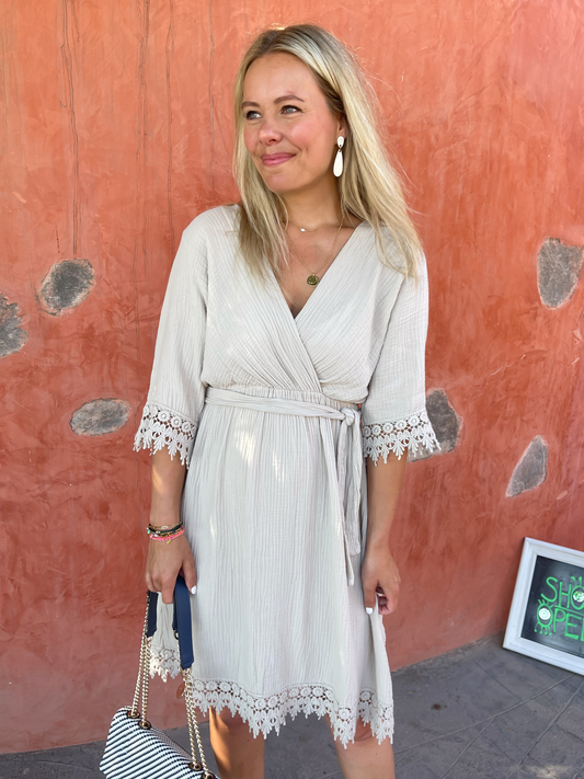 Jurk Odette Beige voor dames