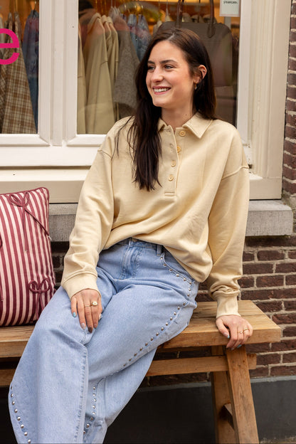 Jeans Studs Lichtblauw voor dames