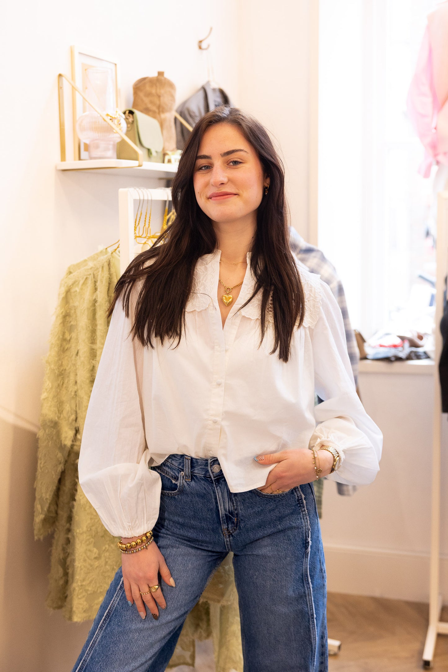 Blouse Hilda Wit voor dames