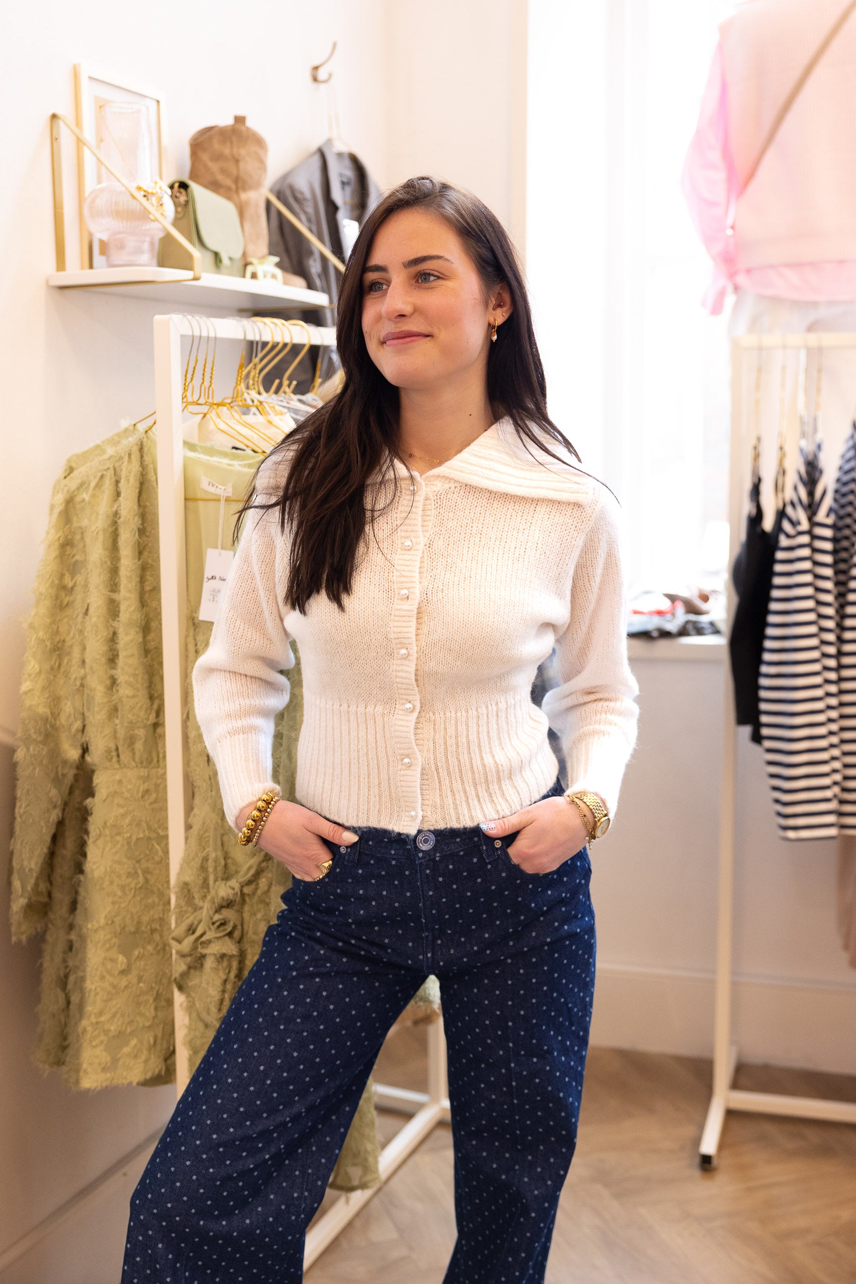 Vest Liv Offwhite voor dames