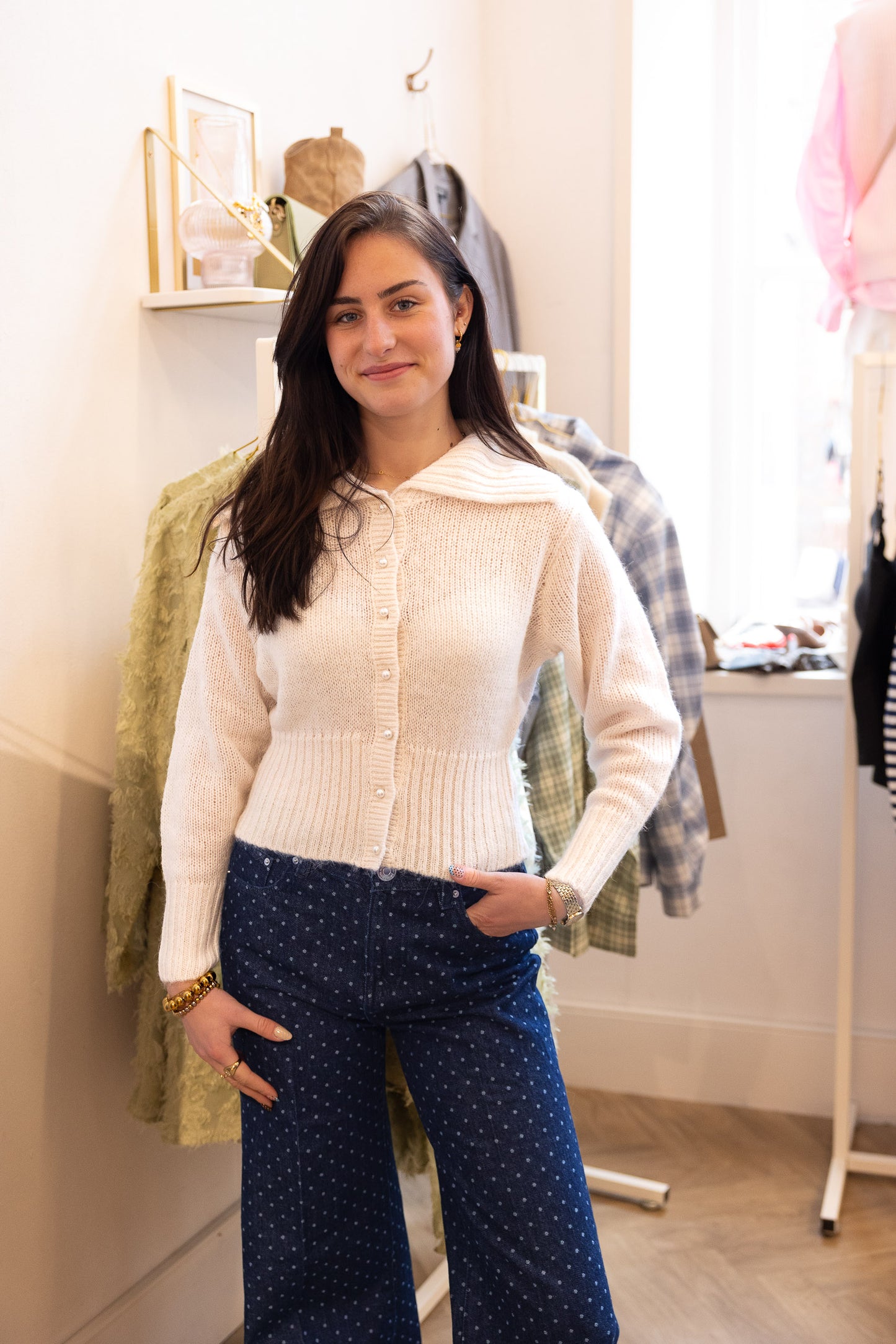 Vest Liv Offwhite voor dames