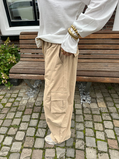 Pants Mia Cargo Beige voor dames