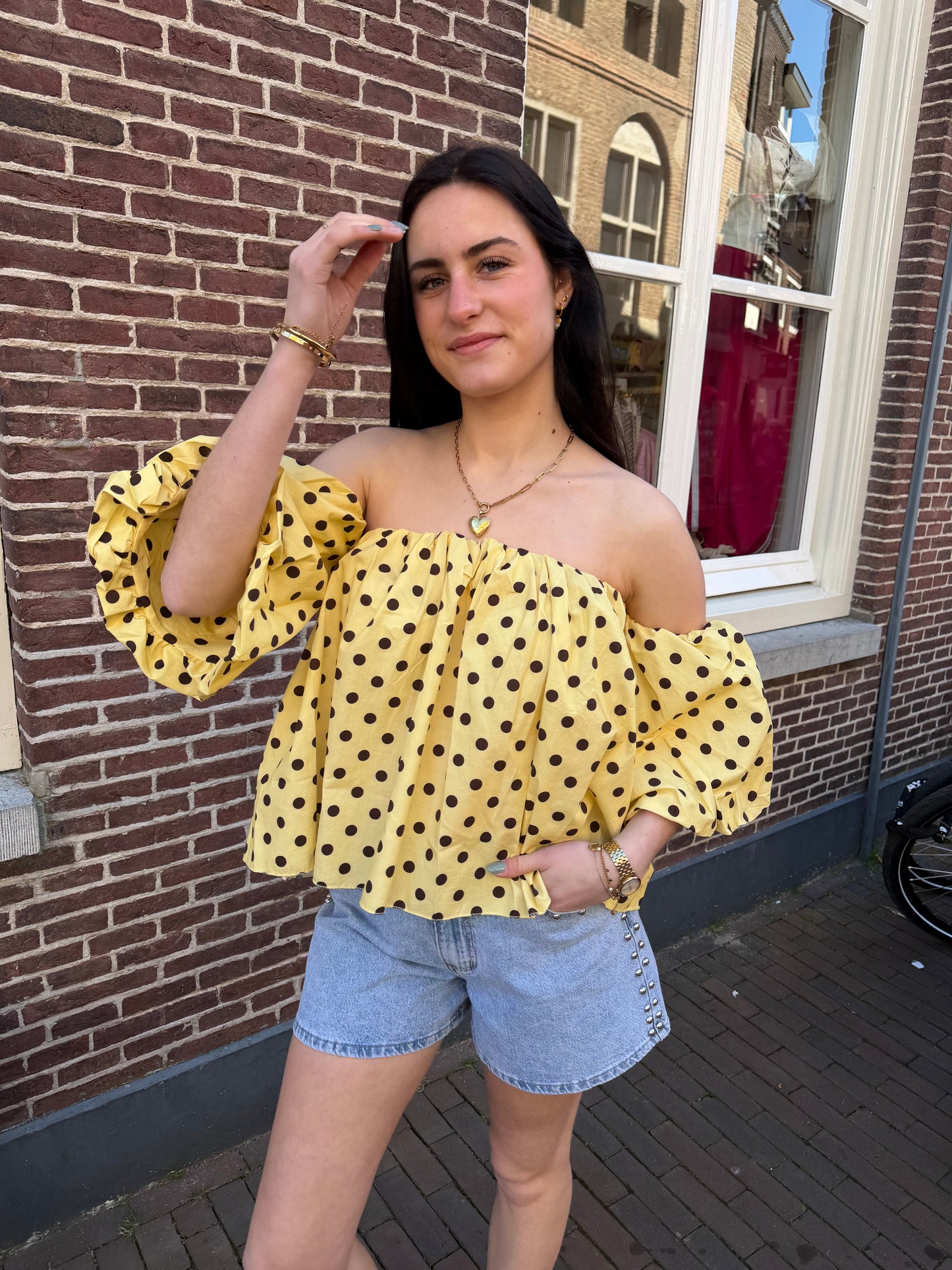 Top Bibi Yellow voor dames