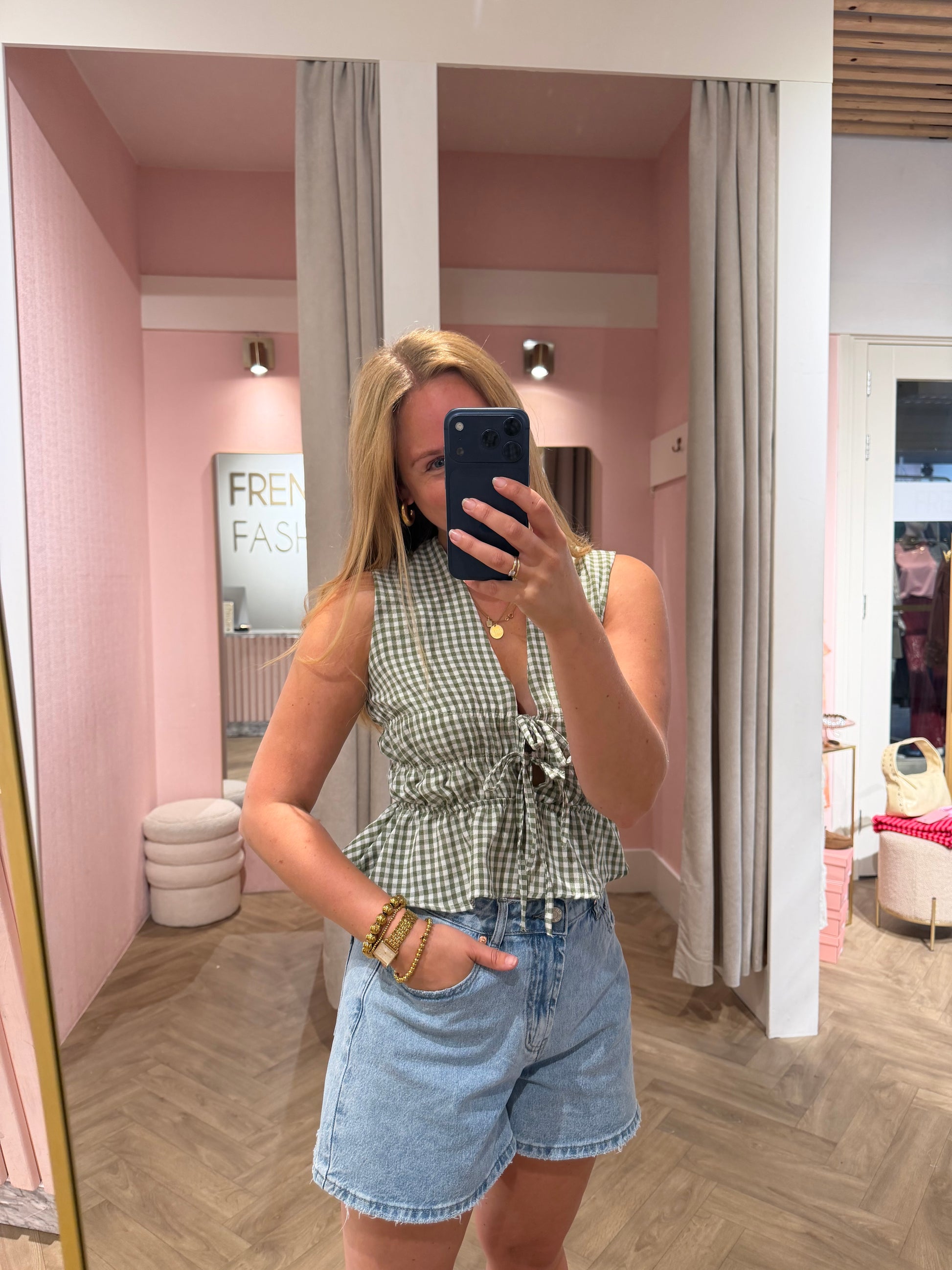 Blouse Cato Green voor dames
