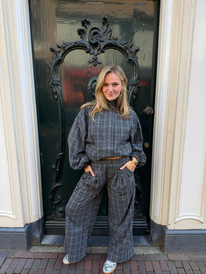 Jacket Skye Check Grey voor dames