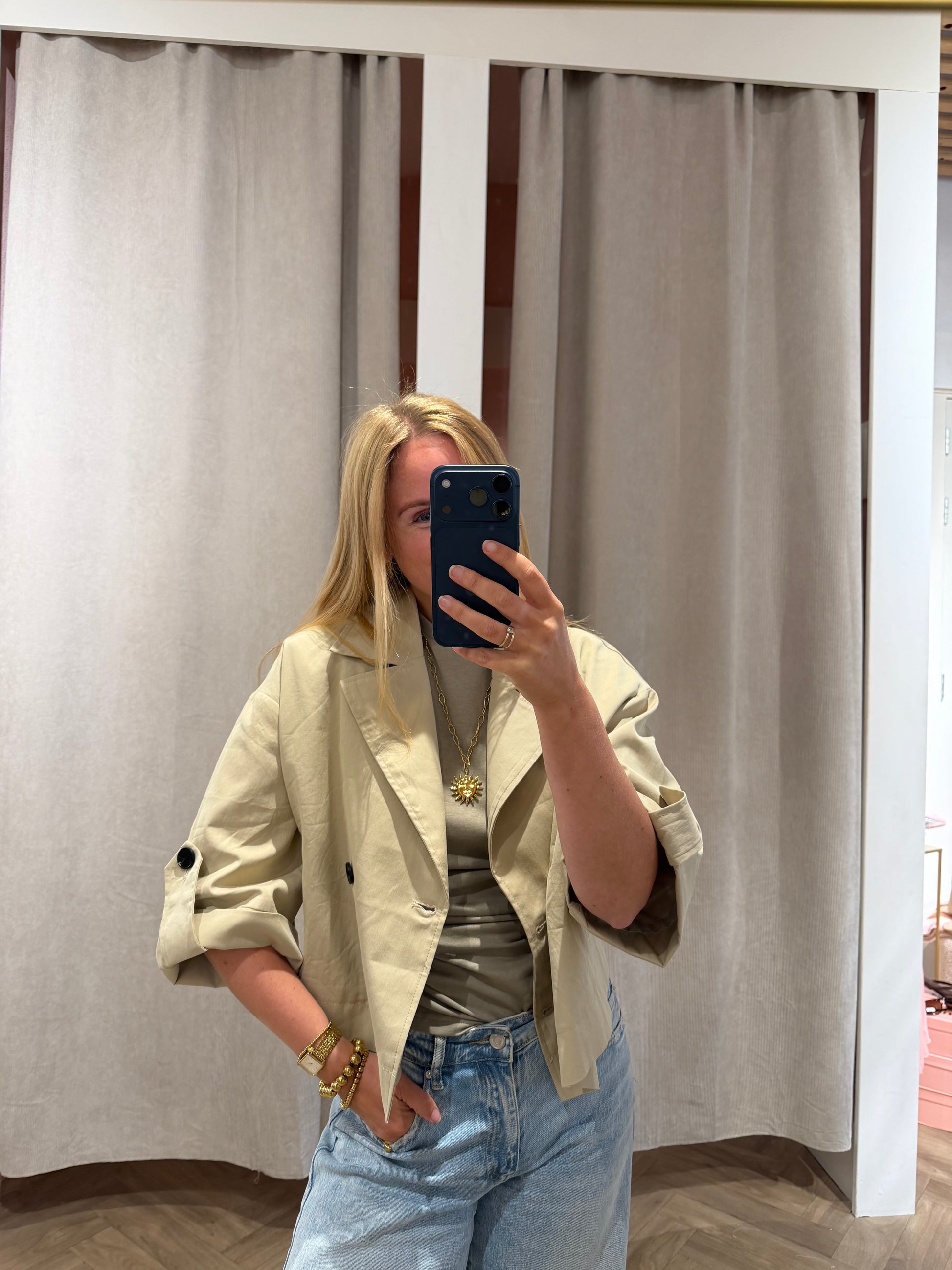 Jacket Maud Beige voor dames