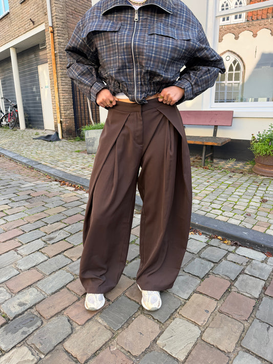 Pants Marion Balloon Brown voor dames
