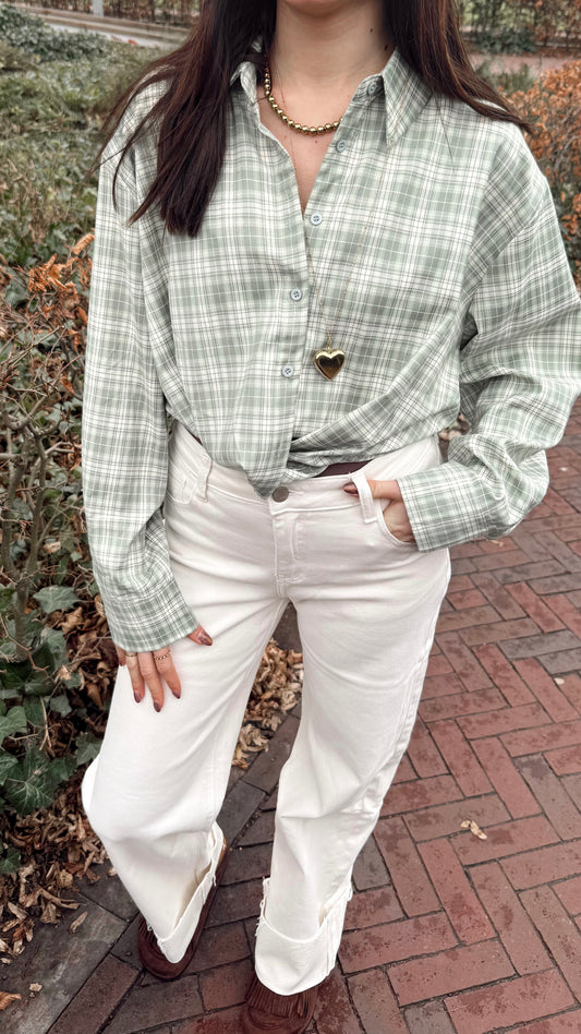 Blouse Kimmy Groen voor dames