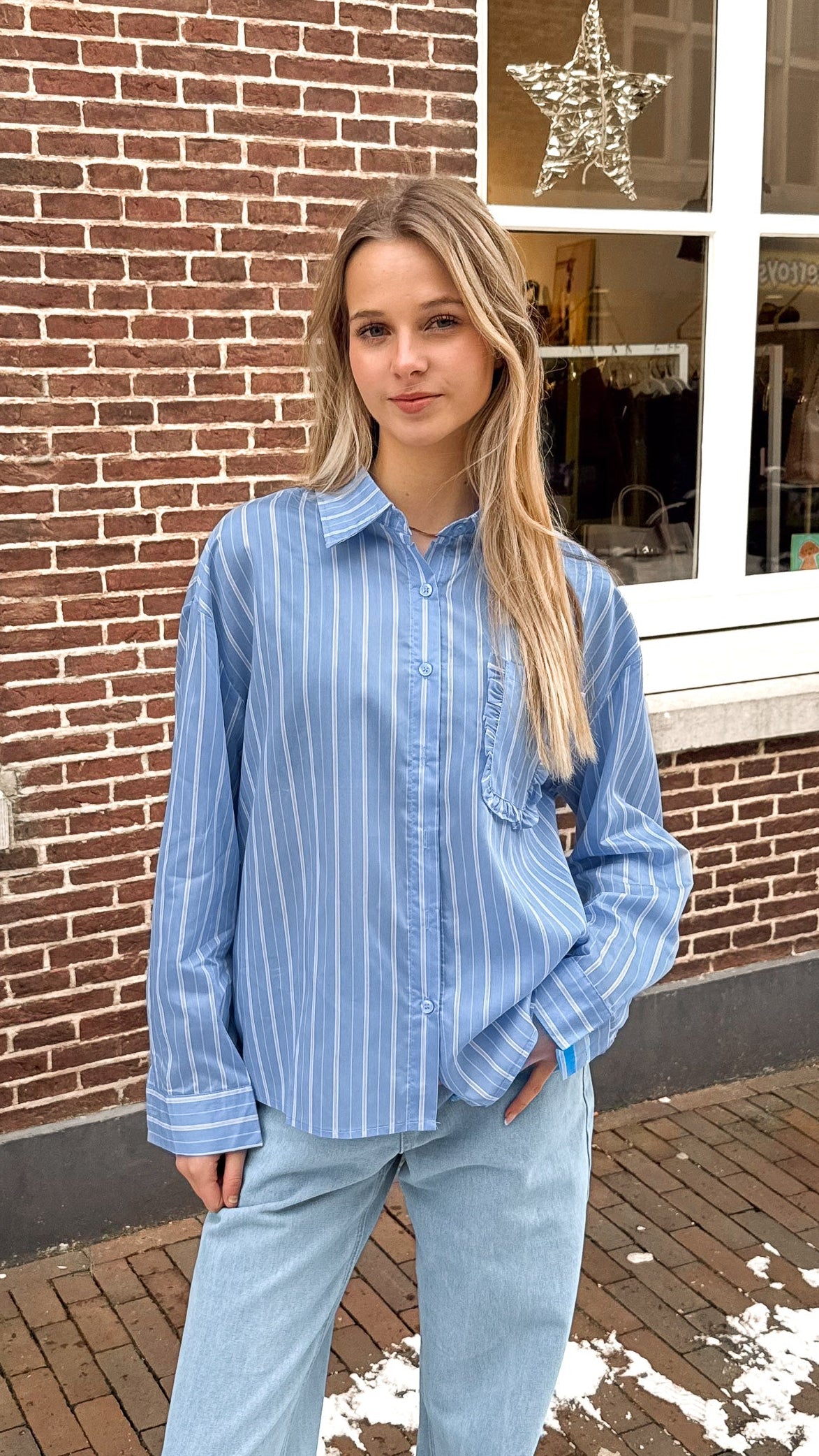 Blouse Marit Blauw voor dames