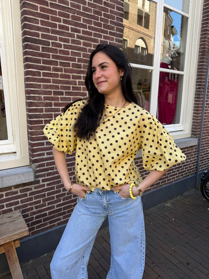Top Tara Yellow voor dames