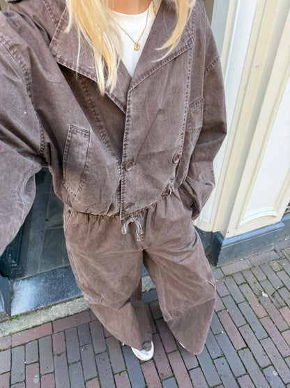 Jacket Jolanda Bomber Brown voor dames