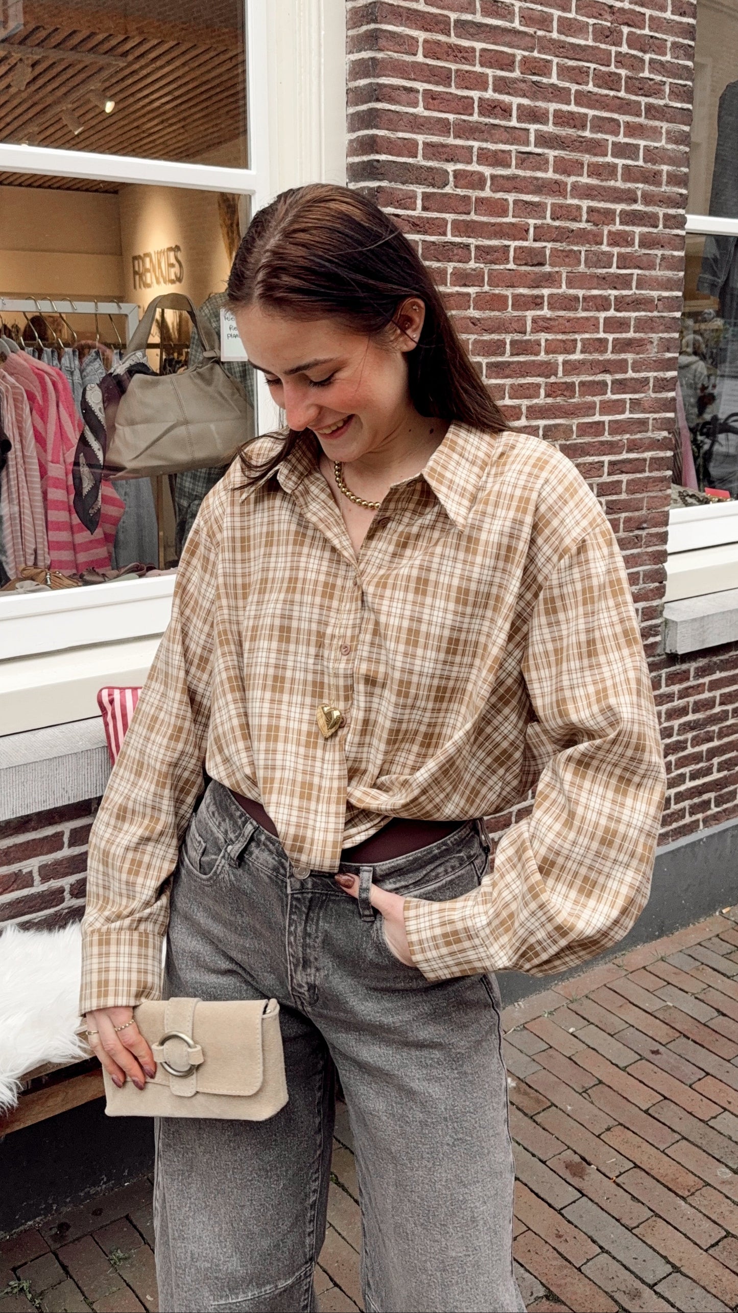 Blouse Kimmy Beige voor dames