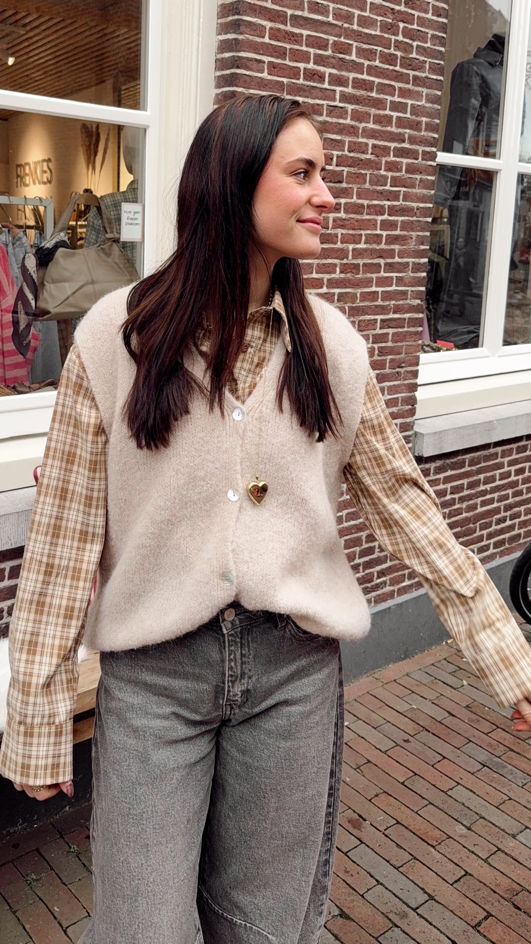 Blouse Kimmy Beige voor dames