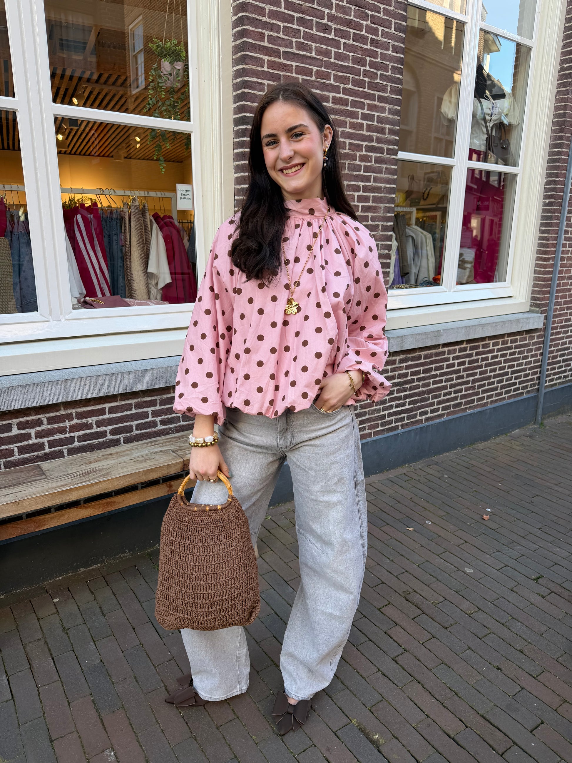 Blouse Tammy Roze voor dames