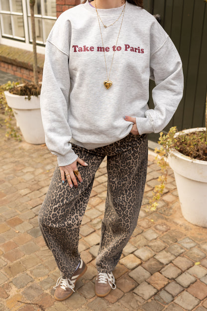 Sweater Paris Grijs voor dames