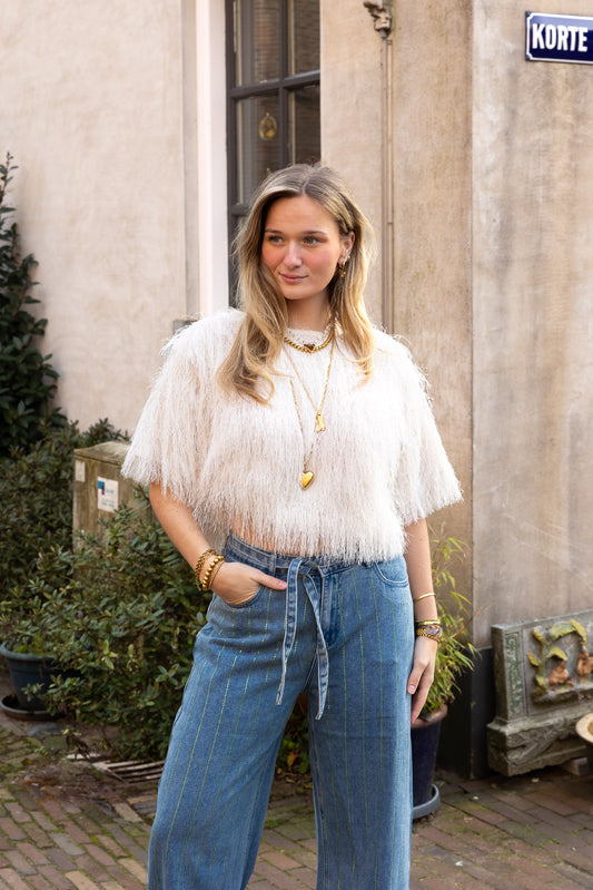 Blouse Fayenna White voor dames