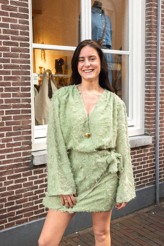 Jurk Nikki Groen voor dames